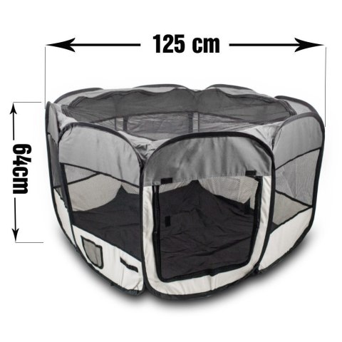 E-hurtownia Duży Kojec dla Psów i Zwierząt 125cm Zielony Pop-Up z Torbą Przenośny E-hurtownia Duży Kojec dla Psów i Zwierząt 125cm Zielony Pop-Up z Torbą Przenośny