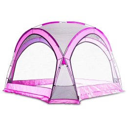 Bituxx Namiot domek różowy 3.5x3.5m UV moskitiera ściany wodoszczelny