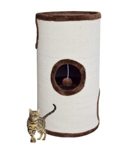 Bituxx Drapak/Tuba/ Wieża/ Legowisko dla Kota 70cm Brąz
