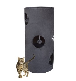 Bituxx Drapak/Tuba/ Wieża/ Legowisko dla Kota 78cm Siwy