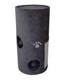 Bituxx Drapak/Tuba/ Wieża/ Legowisko dla Kota 78cm Siwy