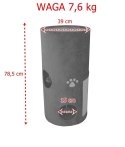 Bituxx Drapak/Tuba/ Wieża/ Legowisko dla Kota 78cm Siwy