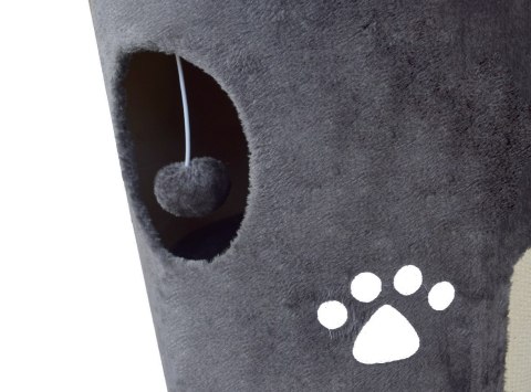 Bituxx Drapak/Tuba/ Wieża dla Kota 100cm Siwy Bituxx Drapak/Tuba/ Wieża dla Kota 100cm Siwy