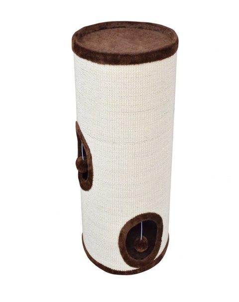Bituxx Drapak/Tuba/ Wieża/Legowisko dla Kota 100cm Brąz Bituxx Drapak/Tuba/ Wieża/Legowisko dla Kota 100cm Brąz