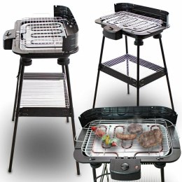 Bituxx Grill elektryczny bezdymny 2000 w do domu i na balkon duża powierzchnia