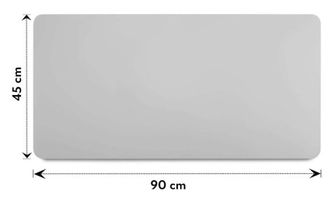 4kom.pl Podkładka na biurko stół ochronna mata 90x45cm Gray 4kom.pl Podkładka na biurko stół ochronna mata 90x45cm Gray