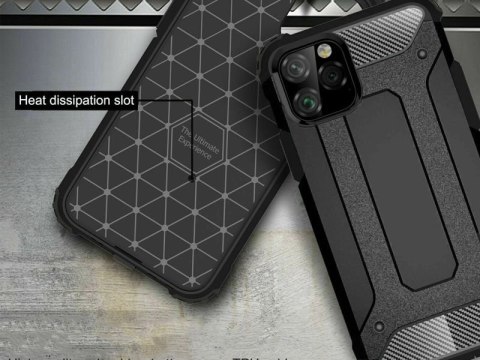 Alogy Etui Alogy Hard Armor do Apple iPhone 11 Pro Max czarne Alogy Etui Alogy Hard Armor do Apple iPhone 11 Pro Max czarne
