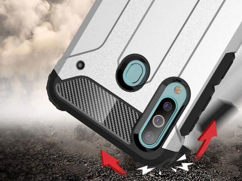 Alogy Etui Alogy Hard Armor do Samsung Galaxy A60/M40 srebrne Alogy Etui Alogy Hard Armor do Samsung Galaxy A60/M40 srebrne