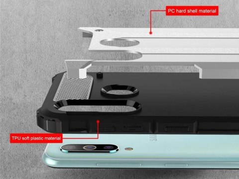 Alogy Etui Alogy Hard Armor do Samsung Galaxy A60/M40 srebrne Alogy Etui Alogy Hard Armor do Samsung Galaxy A60/M40 srebrne