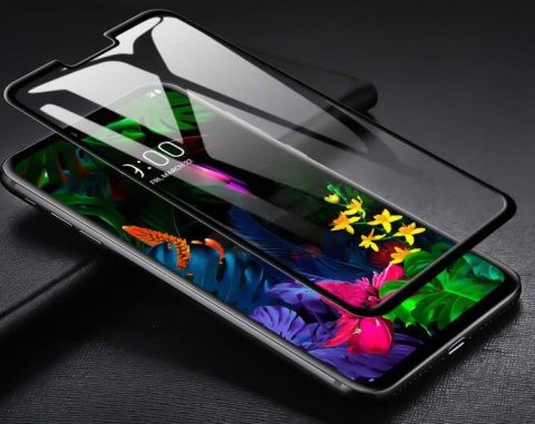 Alogy Szkło hartowane Alogy na cały ekran do LG G8 Czarne Alogy Szkło hartowane Alogy na cały ekran do LG G8 Czarne