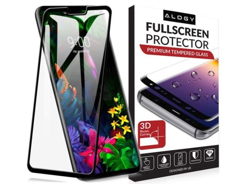 Alogy Szkło hartowane Alogy na cały ekran do LG G8 Czarne Alogy Szkło hartowane Alogy na cały ekran do LG G8 Czarne