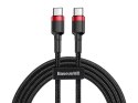 Baseus Baseus Kabel Cafule 2x USB-C QC 3A 1m PD red black