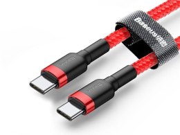 Baseus Baseus Kabel Cafule 2x USB-C QC 3A 1m PD red