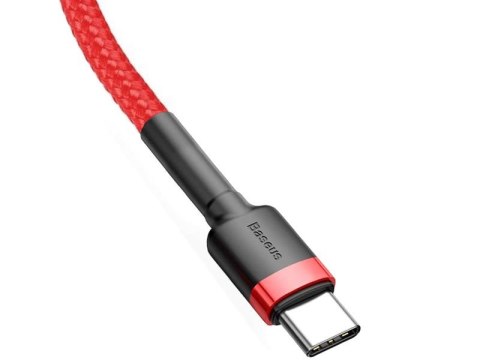 Baseus Baseus Kabel Cafule 2x USB-C QC 3A 1m PD red Baseus Baseus Kabel Cafule 2x USB-C QC 3A 1m PD red