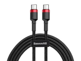 Baseus Baseus Kabel Cafule 2x USB-C QC 3A 2m PD red black