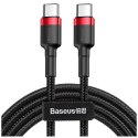Baseus Baseus Kabel Cafule 2x USB-C QC 3A 2m PD red black