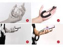 Baseus Baseus elastyczny kabel Fish eye spring USB-C Typ C 2A 1M czarny