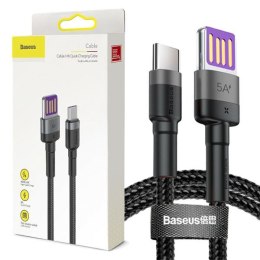 Baseus Baseus kabel Cafule HW QC USB-C Type C 40W 5A 1M Gray Black