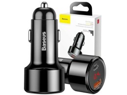 Baseus Baseus ładowarka samochodowa USB PPS QC Quick Charge Type-C 45W 6A Black