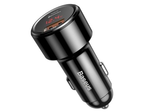 Baseus Baseus ładowarka samochodowa USB PPS QC Quick Charge Type-C 45W 6A Black Baseus Baseus ładowarka samochodowa USB PPS QC Quick Charge Type-C 45W 6A Black