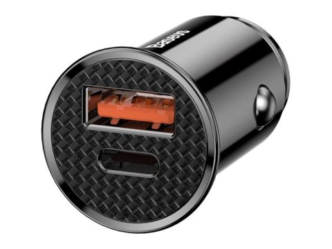 Baseus Baseus ładowarka samochodowa USB QC 4.0 USB-C PD 3.0 PPS 30W Black Baseus Baseus ładowarka samochodowa USB QC 4.0 USB-C PD 3.0 PPS 30W Black