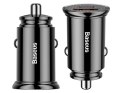 Baseus Baseus ładowarka samochodowa USB QC 4.0 USB-C PD 3.0 PPS 30W Black