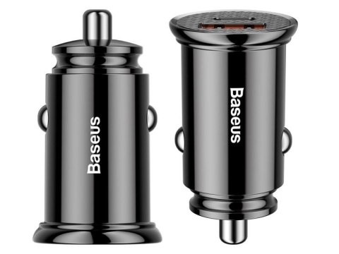 Baseus Baseus ładowarka samochodowa USB QC 4.0 USB-C PD 3.0 PPS 30W Black Baseus Baseus ładowarka samochodowa USB QC 4.0 USB-C PD 3.0 PPS 30W Black