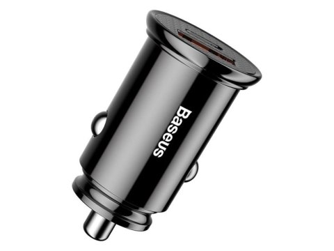 Baseus Baseus ładowarka samochodowa USB QC 4.0 USB-C PD 3.0 PPS 30W Black Baseus Baseus ładowarka samochodowa USB QC 4.0 USB-C PD 3.0 PPS 30W Black