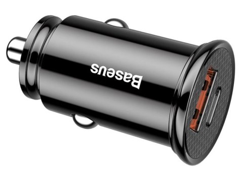 Baseus Baseus ładowarka samochodowa USB QC 4.0 USB-C PD 3.0 PPS 30W Black Baseus Baseus ładowarka samochodowa USB QC 4.0 USB-C PD 3.0 PPS 30W Black