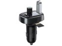 Baseus Ładowarka samochodowa Baseus transmiter Bluetooth FM MP3 T-Typed black