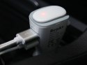 Benks Benks 2w1 słuchawka Bluetooth + ładowarka samochodowa 2x USB white