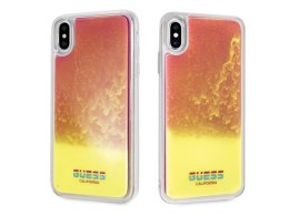 Guess Etui Guess California iPhone X/XS GUHCPXGLCPI Glow in the Dark Pink