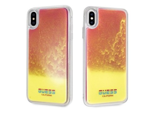 Guess Etui Guess California iPhone X/XS GUHCPXGLCPI Glow in the Dark Pink Guess Etui Guess California iPhone X/XS GUHCPXGLCPI Glow in the Dark Pink