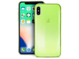 Puro Etui PURO 0.3 Nude Apple iPhone X/Xs Fluo Green