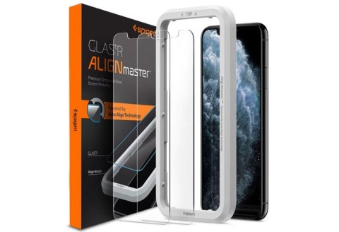 Spigen 2x Szkło Spigen Align Master Glas.tR do Apple iPhone Xr / 11 Spigen 2x Szkło Spigen Align Master Glas.tR do Apple iPhone Xr / 11