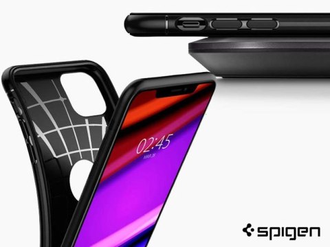 Spigen Etui Spigen Rugged Armor do Apple iPhone 11 Matte Black Spigen Etui Spigen Rugged Armor do Apple iPhone 11 Matte Black