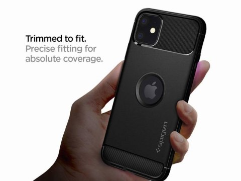Spigen Etui Spigen Rugged Armor do Apple iPhone 11 Matte Black Spigen Etui Spigen Rugged Armor do Apple iPhone 11 Matte Black