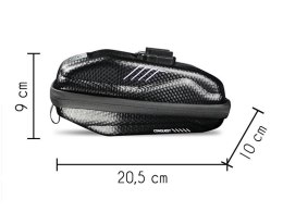 Wildman Etui torba sakwa na rower uchwyt rowerowy Wildman Bag E7s 0,8l Czarny