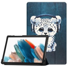 4kom.pl Etui na tablet Smartcase do Samsung Galaxy Tab A8 10.5 X200 / X205 Sad Cat