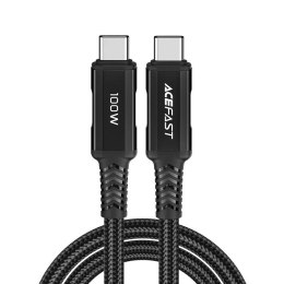 Acefast Acefast kabel USB Typ C - USB Typ C 2m, 100W (20V/5A) czarny (C4-03 Black)