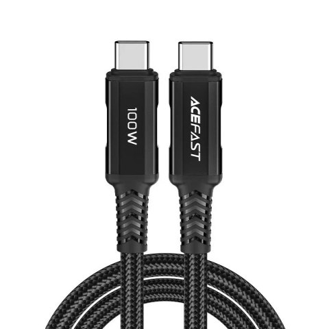 Acefast Acefast kabel USB Typ C - USB Typ C 2m, 100W (20V/5A) czarny (C4-03 Black) Acefast Acefast kabel USB Typ C - USB Typ C 2m, 100W (20V/5A) czarny (C4-03 Black)