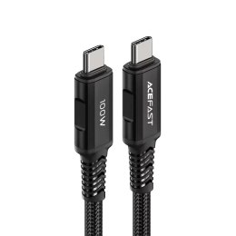 Acefast Acefast kabel USB Typ C - USB Typ C 2m, 100W (20V/5A) czarny (C4-03 Black)