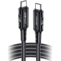 Acefast Acefast kabel USB Typ C - USB Typ C 2m, 100W (20V/5A) czarny (C4-03 Black)