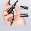 Acefast Acefast kątowy kabel USB Typ C - USB Typ C 2m, 100W (20V/5A) czarny (C5-03 Black)