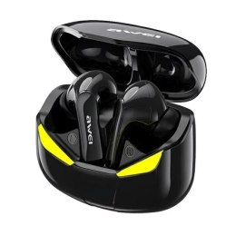 Awei AWEI Słuchawki gamingowe Bluetooth 5.0 T35 TWS + stacja dokująca Czarne