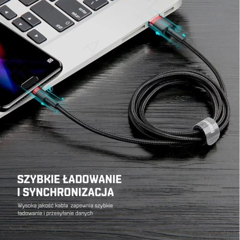 Baseus Kabel nylonowy Baseus Cafule Micro-USB 1.5A 200cm Czerwony Baseus Kabel nylonowy Baseus Cafule Micro-USB 1.5A 200cm Czerwony