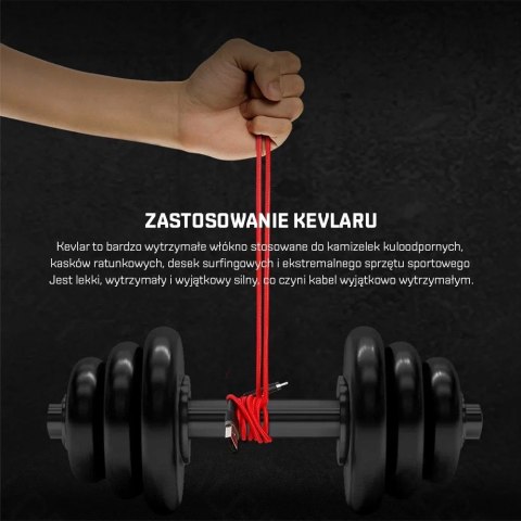Baseus Kabel nylonowy Baseus Cafule Micro-USB 1.5A 200cm Czerwony Baseus Kabel nylonowy Baseus Cafule Micro-USB 1.5A 200cm Czerwony