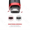 Baseus Kabel nylonowy Baseus Cafule Micro-USB 1.5A 200cm Czerwony