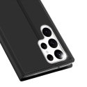 Dux Ducis Etui ochronne Dux Ducis Skin Pro do Samsung Galaxy S23 Ultra pokrowiec z klapką portfel na kartę podstawka Czarne