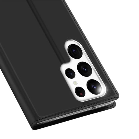 Dux Ducis Etui ochronne Dux Ducis Skin Pro do Samsung Galaxy S23 Ultra pokrowiec z klapką portfel na kartę podstawka Czarne Dux Ducis Etui ochronne Dux Ducis Skin Pro do Samsung Galaxy S23 Ultra pokrowiec z klapką portfel na kartę podstawka Czarne